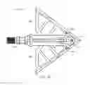 Fig. 08 - Rear-deploying mechanical broadhead