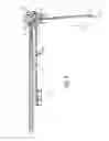 Fig. 06 - Huber needle assembly with safety capture device