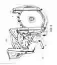 Fig. 04 - Debris vent for a saw blade housing