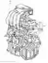 Fig. 01 - Structure for retaining temperature sensing device and internal combustion engine provided with same