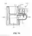Fig. 16 - Structure for retaining temperature sensing device and internal combustion engine provided with same