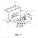 Fig. 18 - Structure for retaining temperature sensing device and internal combustion engine provided with same