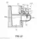 Fig. 22 - Structure for retaining temperature sensing device and internal combustion engine provided with same