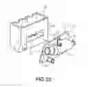 Fig. 23 - Structure for retaining temperature sensing device and internal combustion engine provided with same