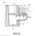 Fig. 24 - Structure for retaining temperature sensing device and internal combustion engine provided with same