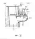 Fig. 25 - Structure for retaining temperature sensing device and internal combustion engine provided with same