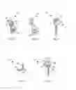 Fig. 09 - Systems to mount and index riving knives and spreaders in table saws