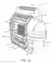 Fig. 12 - Forced air heater including multiple on-board sources of electric energy