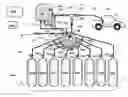 Fig. 01 - Method and apparatus for compressing gas in a plurality of stages to a storage tank array having a plurality of storage tanks