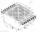 Fig. 01 - Drain box assembly for a convertible splash pad/ice rink structure