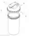 Fig. 01 - MUG WITH TRAPEZOID-SHAPED PROTRUSIONS