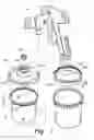 Fig. 02 - DISPOSABLE COMPONENTS FOR A SPRAY GUN