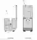 Fig. 07 - Fiber optic/electrical cable cartridge system
