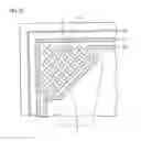Fig. 13 - Semiconductor chip with seal ring and sacrificial corner pattern