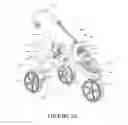 Fig. 04 - Collapsible two seat perambulator