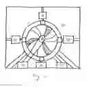 Fig. 04 - Turbine driven by wind or motor and method for generating electricity