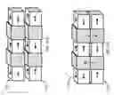 Fig. 20 - System for concentrating and controlling magnetic flux of a multi-pole magnetic structure