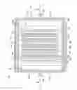 Fig. 09 - Field-replaceable bank of immersion-cooled electronic components and separable heat sinks