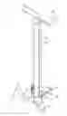 Fig. 01 - FLOOR PUMP CAPABLE OF TRANSMITTING AIR PRESSURE VALUE VIA WIRELESS TRANSMISSION TO MOBILE ELECTRONIC DEVICE FOR INDICATION