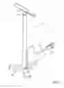 Fig. 02 - Floor pump capable of transmitting air pressure value via wireless transmission to mobile electronic device for indication
