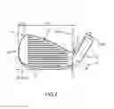 Fig. 03 - Golf club head with top line insert