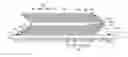 Fig. 01 - Stacked semiconductor package including a smaller-area semiconductor chip