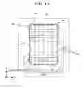 Fig. 14 - Touch panel having scan electrodes with different widths