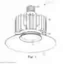 Fig. 02 - Solid state area light and spotlight with light guide and integrated thermal guide