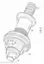Fig. 12 - Fastener for a vehicle lamp assembly
