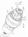 Fig. 24 - Fastener for a vehicle lamp assembly