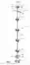 Fig. 09 - Fluid mixing system with flexible drive line and foldable impeller