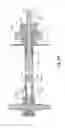 Fig. 28 - Fluid mixing system with flexible drive line and foldable impeller