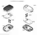Fig. 01 - Plug-in device having a plug with blades and a pivot with a locking cam and a bending cam