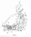 Fig. 06 - Elliptical exercise machine with adjustable stride length