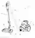 Fig. 01 - VACUUM CLEANER EQUIPPED WITH SUCTION RELIEF NOZZLE ASSEMBLY