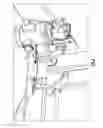 Fig. 12 - Seating system with tiltable deck and belt drive