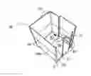 Fig. 01 - Arrangement for attaching panels to support structures, a construction support structure and fastening means, and their use in modular building elements