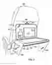 Fig. 08 - Caddy organizer for use with an airplane tray table