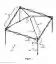 Fig. 02 - Canopy framework with locking cam lever