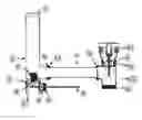 Fig. 01 - SPACE SAVING WATER DRAINING SYSTEM DEVELOPED FOR USE IN SANITARY INSTALLATION PRODUCTS AND COMPRISING HIDDEN OVERFLOW SYSTEM