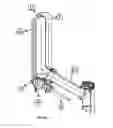 Fig. 03 - SPACE SAVING WATER DRAINING SYSTEM DEVELOPED FOR USE IN SANITARY INSTALLATION PRODUCTS AND COMPRISING HIDDEN OVERFLOW SYSTEM