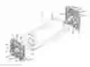 Fig. 01 - End support for wound rolls