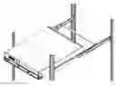 Fig. 01 - Rack mounting kit for telecommunications equipment and rack cross brace