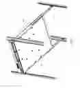 Fig. 06 - Rack mounting kit for telecommunications equipment and rack cross brace