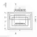 Fig. 09 - Lateral diffused semiconductor device with ring field plate