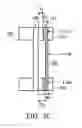 Fig. 11 - Integrated circuit structure with thinned contact