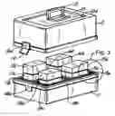 Fig. 01 - Apparatus for storing and charging multiple batteries for power tools