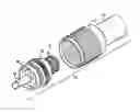 Fig. 01 - Hybridized coaxial cable connector