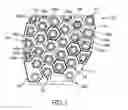 Fig. 02 - Articulated sole structure with sipes forming hexagonal sole elements