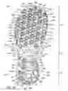 Fig. 08 - Articulated sole structure with sipes forming hexagonal sole elements